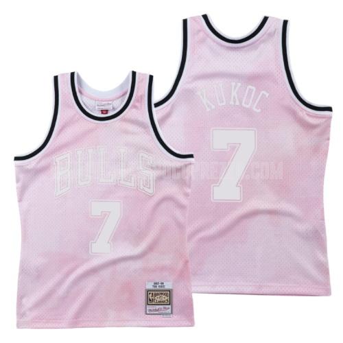 uomo maglia chicago bulls di toni kukoc 7 rosa cieli nuvolosi