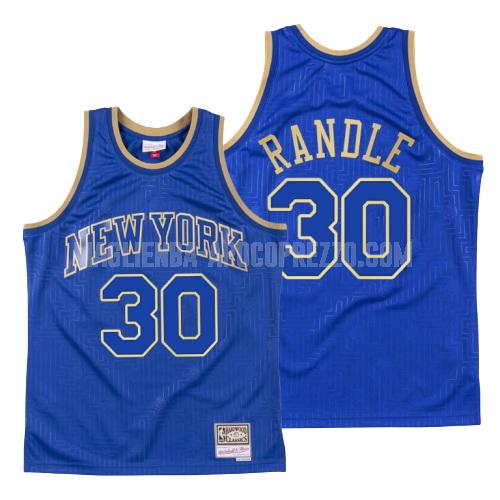 uomo maglia new york knicks di bernard king 30 blu throwback 2020