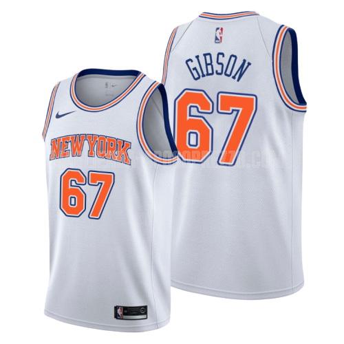 uomo maglia new york knicks di taj gibson 67 bianco statement