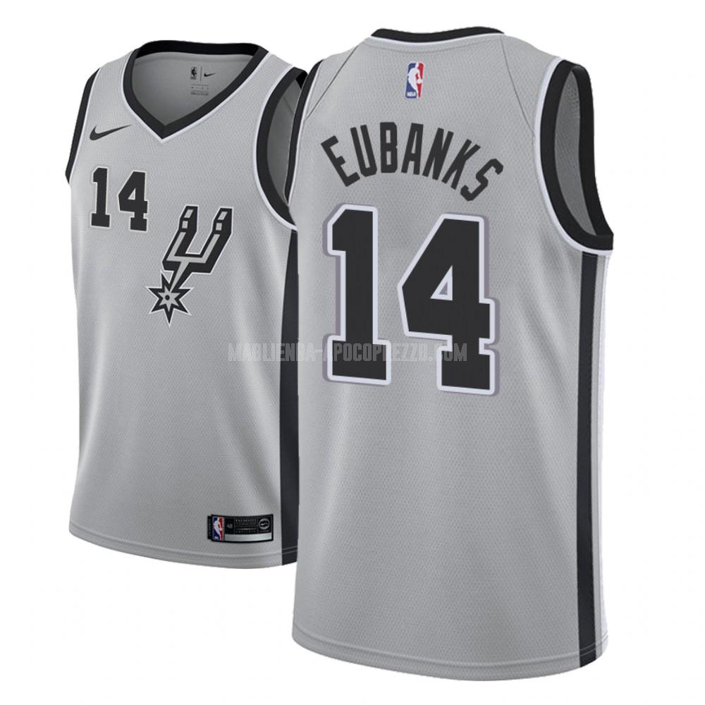 uomo maglia san antonio spurs di drew eubanks 14 grigio statement